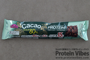 トップバリュ プロテインバー シリアルチョコ カカオ80%