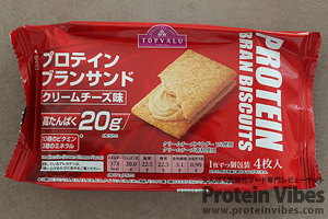 トップバリュ プロテイン ブランサンド クリームチーズ