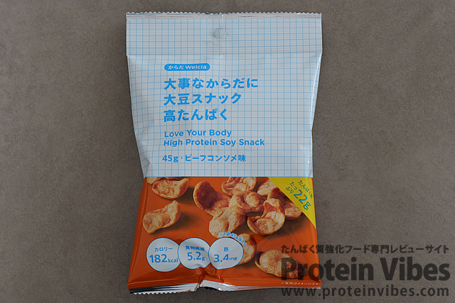 からだWelcia 大事なからだに 大豆スナック 高たんぱく ビーフコンソメ