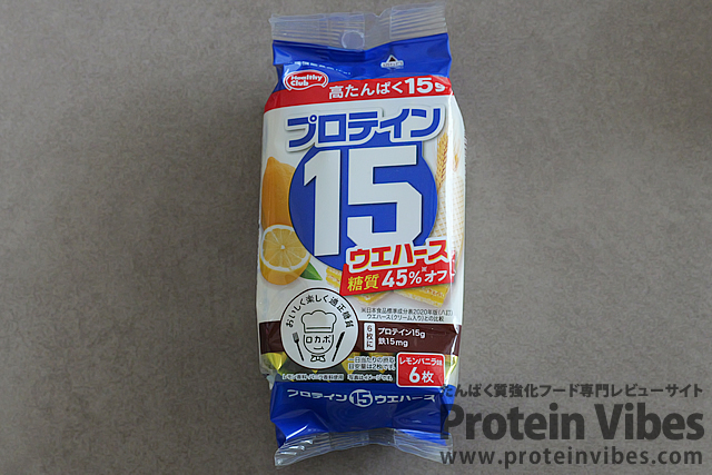 ヘルシークラブ プロテイン 15 ウエハース レモンバニラ
