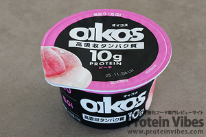 OIKOS ヨーグルト 高吸収タンパク質 ピーチ
